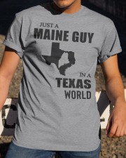 MAINE GUY IN TEXAS Classic T-Shirt apparel-classic-tshirt-lifestyle-28