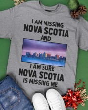 I Am Missing Nova Scotia Classic T-Shirt apparel-classic-tshirt-lifestyle-back-69
