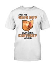Ohio Guy Living In Kentucky Premium Fit Mens Tee tile