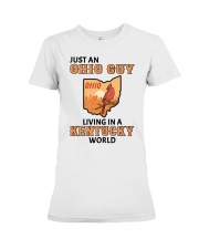 Ohio Guy Living In Kentucky Premium Fit Ladies Tee tile