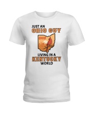 Ohio Guy Living In Kentucky Ladies T-Shirt tile