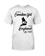 CANADIAN GIRL IN ENGLAND Classic T-Shirt tile