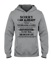 Taken By A Freaking - Nebraska Girl Hooded Sweatshirt front