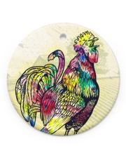Chicken Circle ornament - single (porcelain) front
