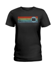 Circle Map Colorado Ladies T-Shirt tile