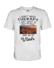 Pack My Bags - Go To Utah V-Neck T-Shirt tile