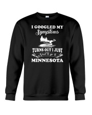 Google My Symptoms - Go To Minnesota Crewneck Sweatshirt tile