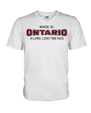 Made In Ontario A Long Long Time Ago V-Neck T-Shirt tile