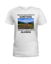 Should Be In Alaska Ladies T-Shirt tile