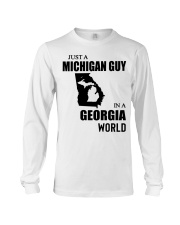 MICHIGAN GUY IN GEORGIA Long Sleeve Tee tile