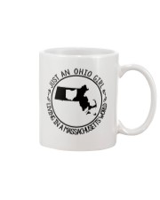 OHIO GIRL LIVING IN MASSACHUSETTS Mug tile
