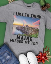 Maine Misses Me Too Classic T-Shirt apparel-classic-tshirt-lifestyle-back-69