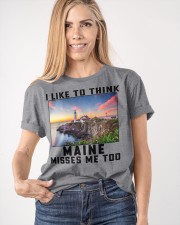 Maine Misses Me Too Classic T-Shirt apparel-classic-tshirt-lifestyle-front-100