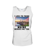 Maine Misses Me Too Unisex Tank tile