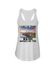 Maine Misses Me Too Ladies Flowy Tank tile