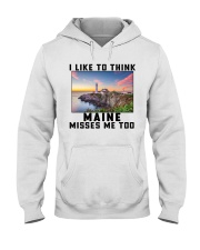 Maine Misses Me Too Hooded Sweatshirt tile
