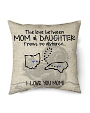The Love Mom Daughter North Carolina Ohio Indoor Pillow tile