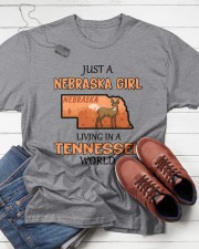 Nebraska Girl Living In Tennessee Classic T-Shirt apparel-classic-tshirt-lifestyle-front-216