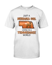 Nebraska Girl Living In Tennessee Classic T-Shirt tile