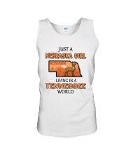 Nebraska Girl Living In Tennessee Unisex Tank tile