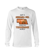 Nebraska Girl Living In Tennessee Long Sleeve Tee tile