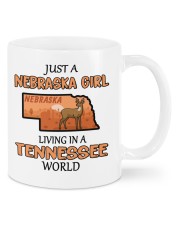 Nebraska Girl Living In Tennessee Mugs tile