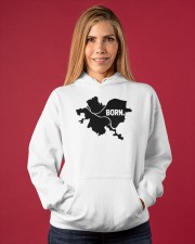 Pittsburgh - Born Hooded Sweatshirt apparel-hooded-sweatshirt-lifestyle-front-86