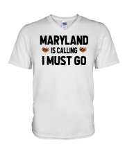 Maryland Is Calling V-Neck T-Shirt tile
