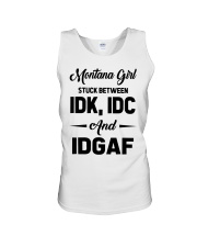 Montana Girl - IDK IDC IDGAF Unisex Tank tile