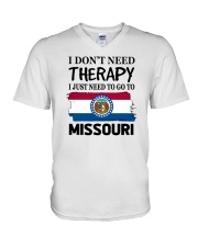 Therapy - Go To Missouri V-Neck T-Shirt tile