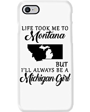 LIFE TOOK TO MONTANA BE A MICHIGAN GIRL Phone Case tile