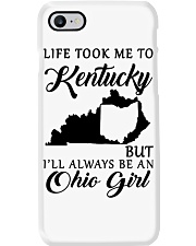 OHIO GIRL LIFE TOOK ME TO KENTUCKY Phone Case tile