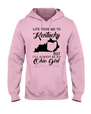 OHIO GIRL LIFE TOOK ME TO KENTUCKY Hooded Sweatshirt front
