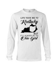 OHIO GIRL LIFE TOOK ME TO KENTUCKY Long Sleeve Tee tile