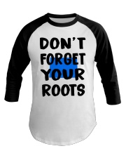 Colorado Map Don't Forget Your Roots Baseball Tee tile