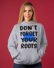Colorado Map Don't Forget Your Roots Hooded Sweatshirt apparel-hooded-sweatshirt-lifestyle-front-86
