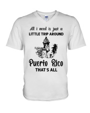 A Little Trip Around Puerto Rico V-Neck T-Shirt tile