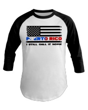 Flag Puerto Rico- Call It Home Baseball Tee tile