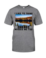 Quebec Misses Me Too Classic T-Shirt front