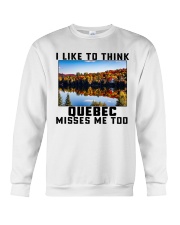Quebec Misses Me Too Crewneck Sweatshirt tile