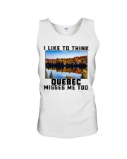 Quebec Misses Me Too Unisex Tank tile