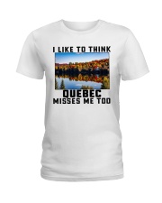 Quebec Misses Me Too Ladies T-Shirt tile