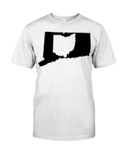 MAP OHIO IN CONNECTICUT Classic T-Shirt tile