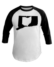 MAP OHIO IN CONNECTICUT Baseball Tee tile