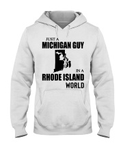 MICHIGAN GUY IN RHODE ISLAND Hooded Sweatshirt tile