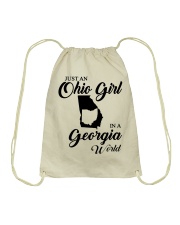 OHIO GIRL IN GEORGIA Drawstring Bag tile