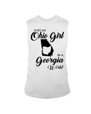 OHIO GIRL IN GEORGIA Sleeveless Tee tile