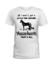 A Little Trip Around Massachusetts Ladies T-Shirt tile