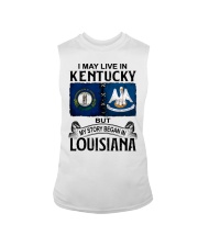 Began In Louisiana - May Live In Kentucky Sleeveless Tee tile
