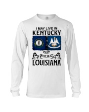 Began In Louisiana - May Live In Kentucky Long Sleeve Tee tile